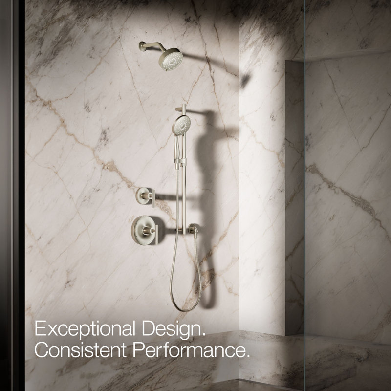 2.5 gpm Forte 1.75 gpm Multifunction Handshower with Katalyst Air-Induction Technology, Vibrant Brushed Nickel