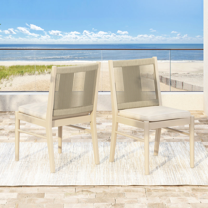 Chaise de salle à manger moderne en bois avec coussins pour une expérience agréable et 2 chaises, Bois d'acacia / gris