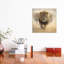 Eat My Dust - Lion, Square by 5by5collective - Wrapped Canvas Painting-1190524329