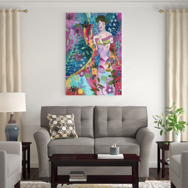 «In Dreams I» par Melissa Wang - reproduction d'art sur toile tendue, H 48 po x l 32 po