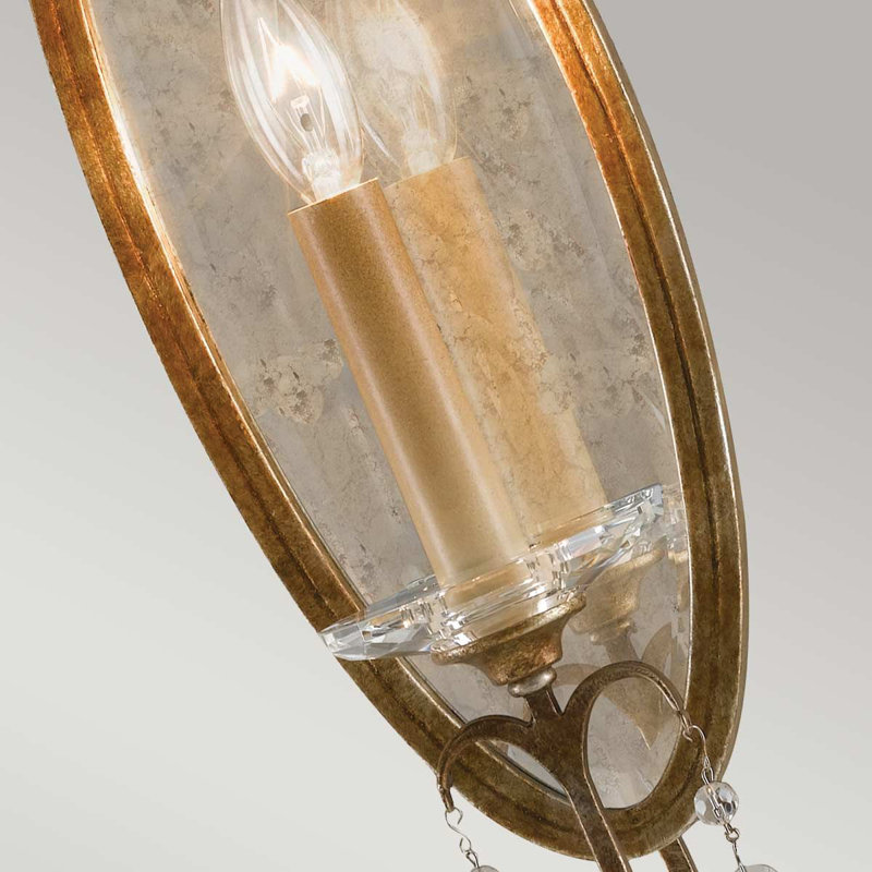 Carnanreagh Steel Candle Wall Light