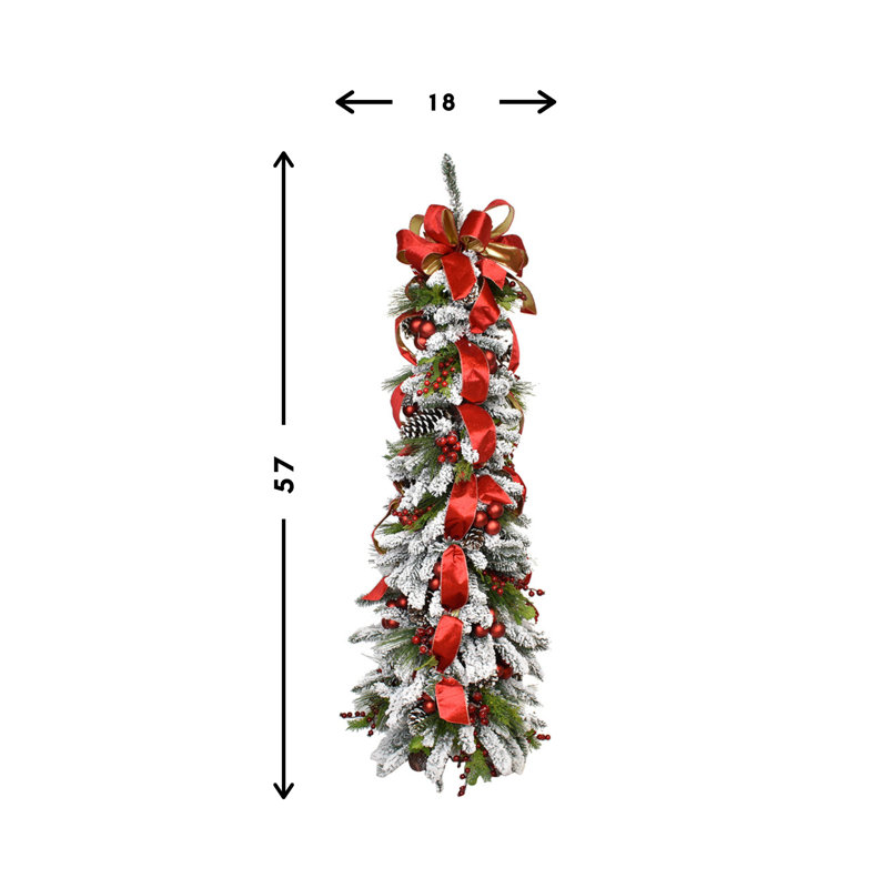 Johane 57' H Artificial Cedar Christmas Tree