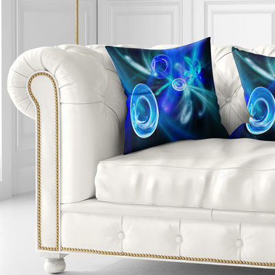 Bureau Fractal - Coussin imprimé abstrait