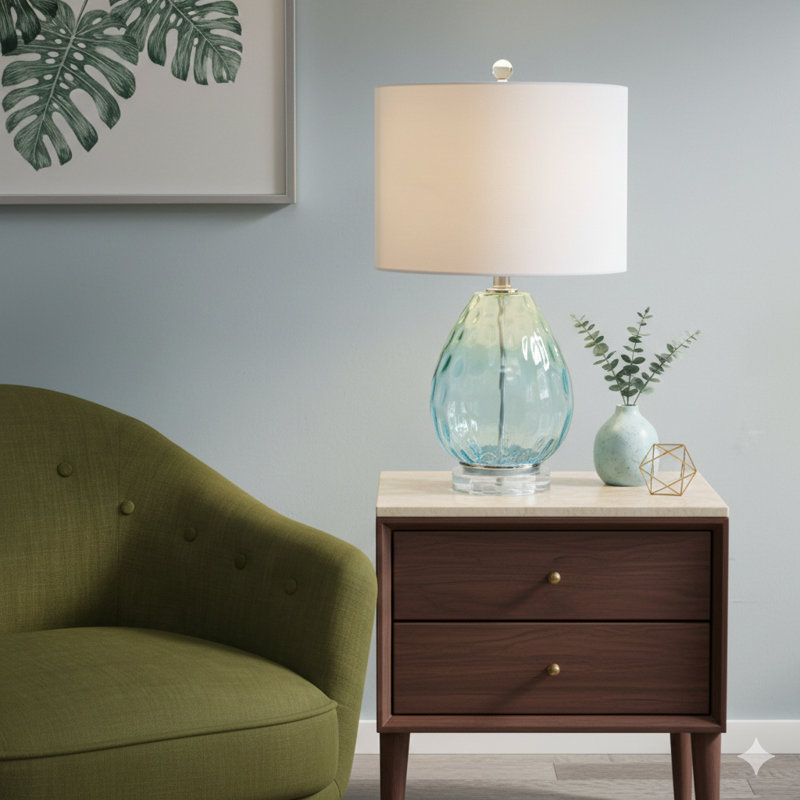 Ombre Glass Table Lamp