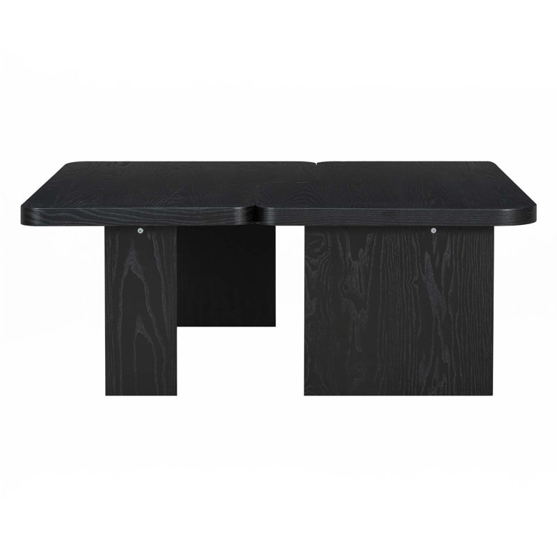 Table basse rectangulaire, Noir