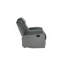 Fauteuil inclinable oscillant en velours côtelé Lesley
