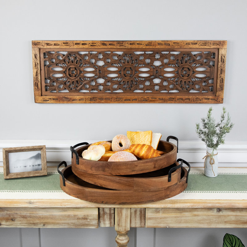 Wood Tray - Set of 3