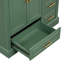 Meuble-lavabo simple 36 po avec plateau en résine Fazon-2022493211