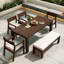 Ensemble de table de salle à manger de patio-689174854
