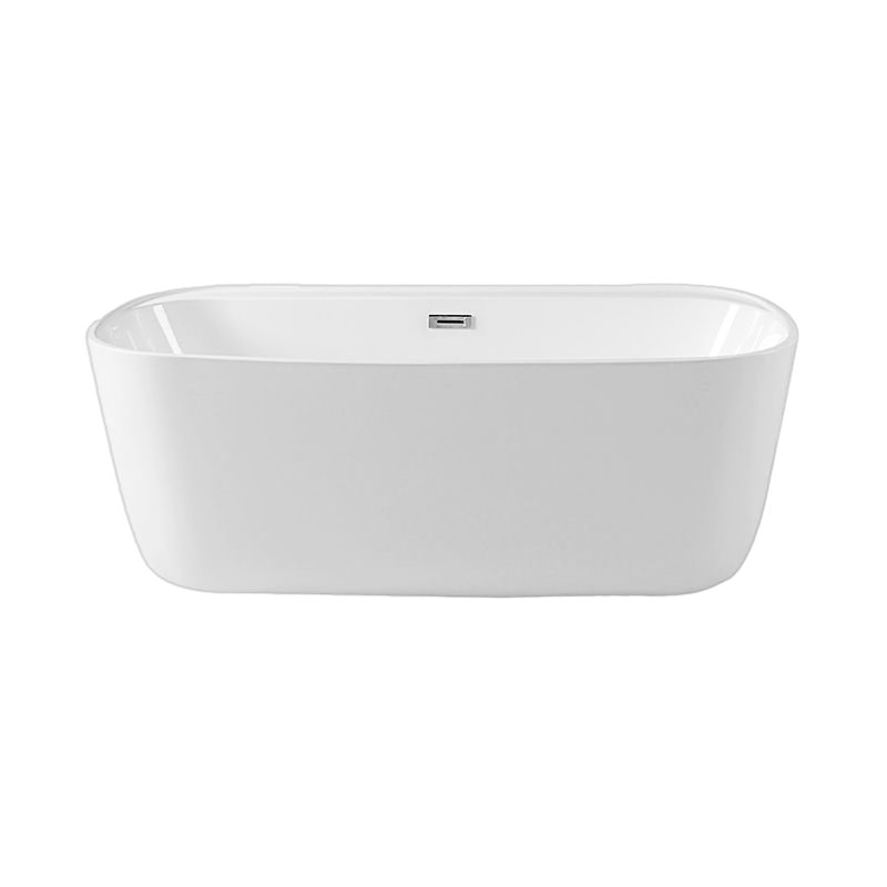 59'' x 29'' Freestanding Soaking Acrylic Bathtub