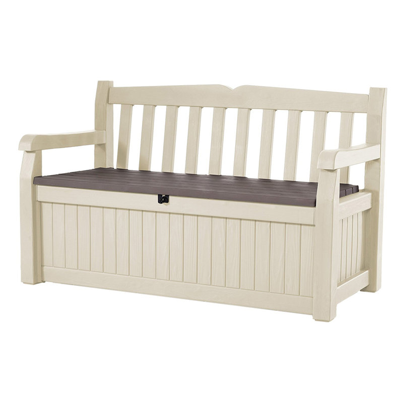 Keter Eden 265L Storage Bench, Beige