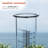 Weather Resistant Glass Animals Rain Gauge