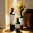 Decorative Metal Vases Set of 3