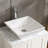 Myhomekeepers 16.5'' Ceramic Rectangular Bathroom Sink with Faucet