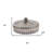 Normant 3" Silver Aluminum Decorative Keepsake Box