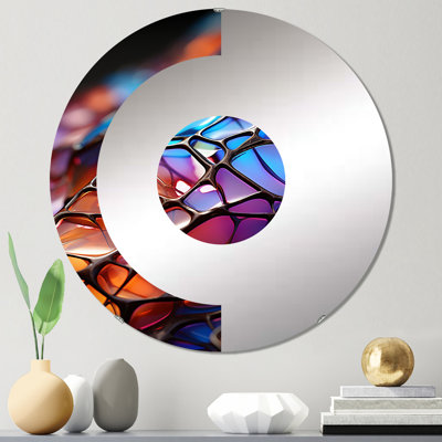 Jathusan II - Miroir mural demi-cercle
