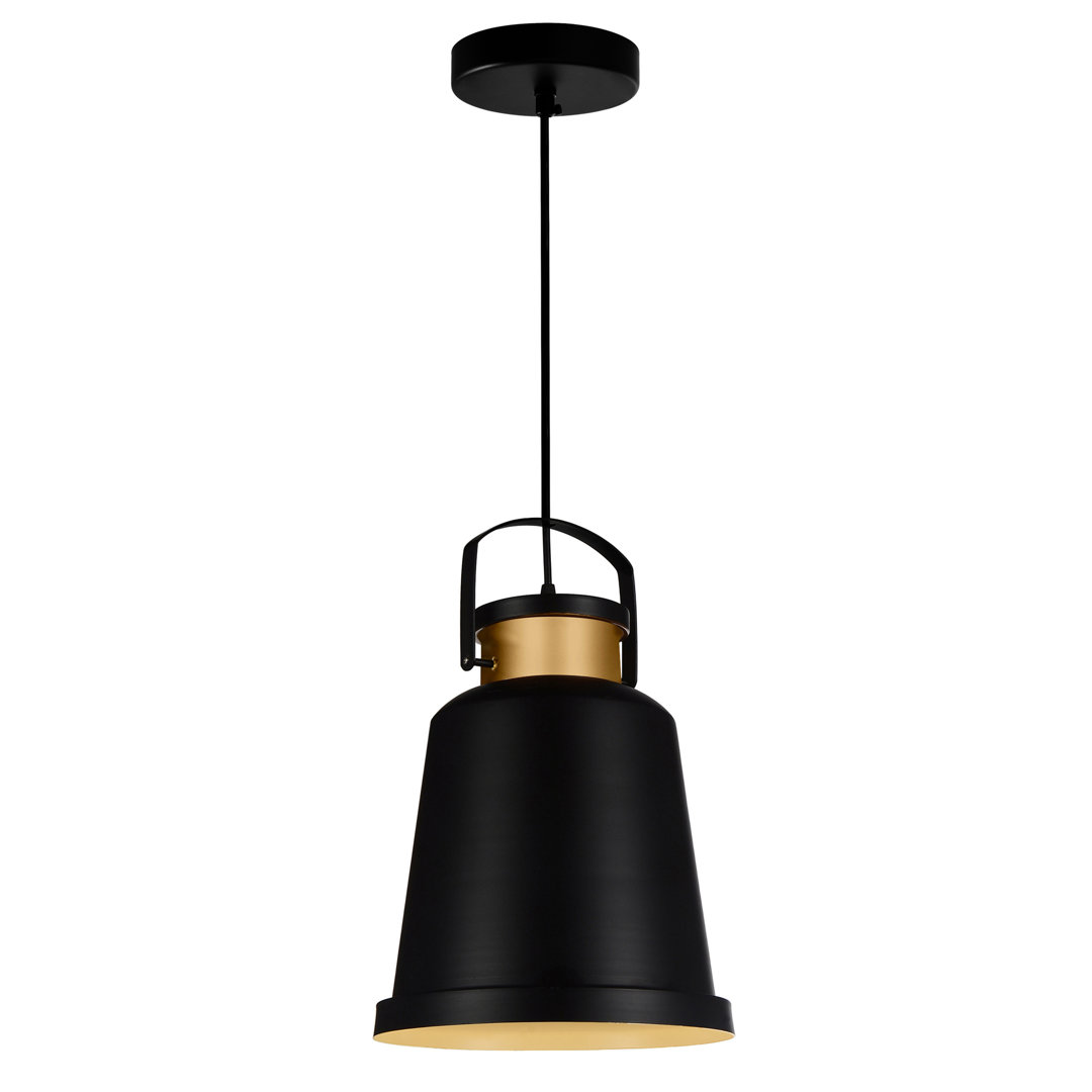 Makhiyah 1 - Light Satin Black Single Pendant Corrigan Studio®
