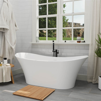 Baignoire profonde autoportante 69 po