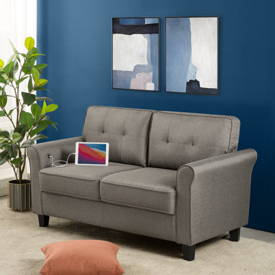 Amalita 56.69'' Upholstered Loveseat