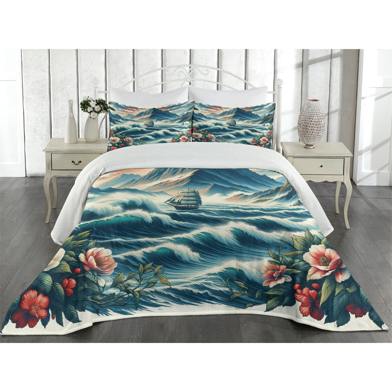 Polyester Coverlet, King Coverlet + 2 Standard Shams