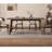 Avira 71"L Marble White Top Solid Wood Dining Table