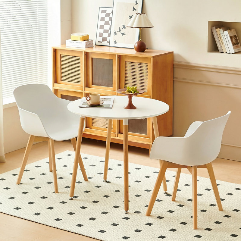 Neve Dining Room Chairs, White, 2