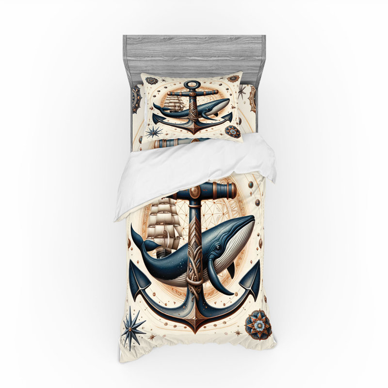 Ensemble de literie Ambesonne, Housse de couette simple très longue + 2 pièces