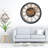 Wall Clock 36" Round Oversized for Living Room decor with Real Moving Gears America Collection-87147384