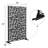 6 ft. H x 4 ft. W Metal Privacy Screen-69842364