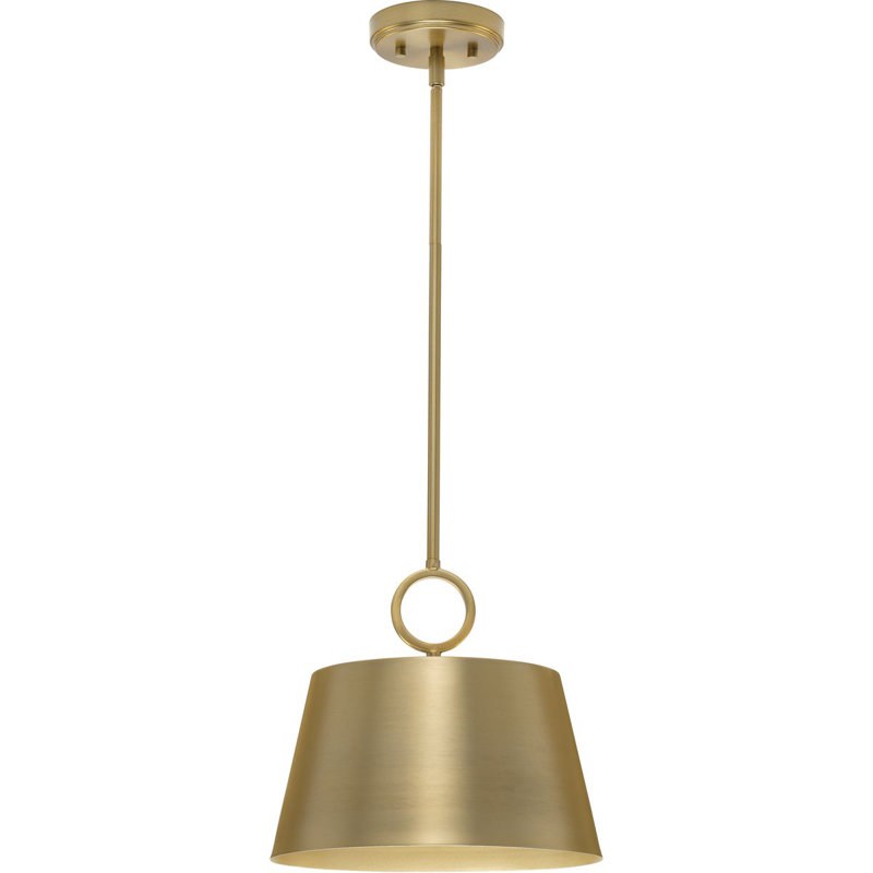 Nouveau luminaire suspendu Elda, H 11,87 po x l 12,37 po x P 12,37 po, Bronze brossé