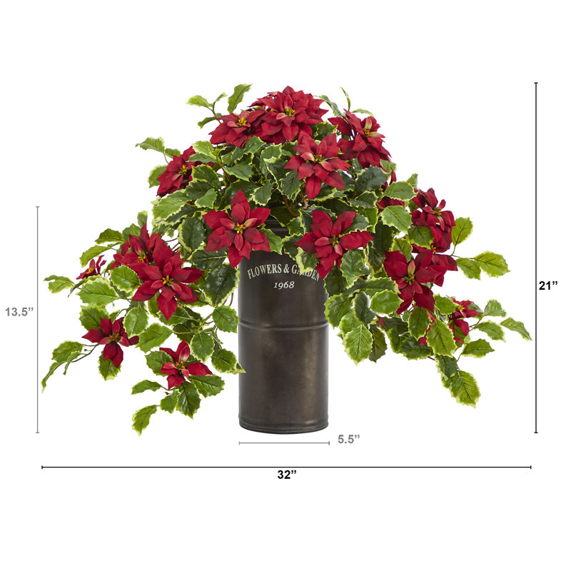 Arrangement in Vase, Red