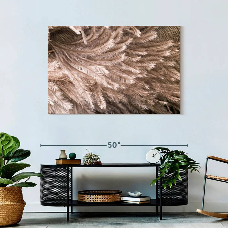 Brampt Ostrich Feathers, 30" H x 45" W