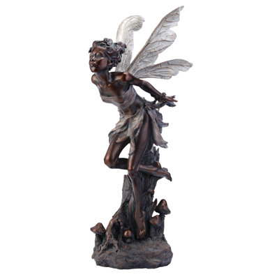 Fairy Statuary Fantasy & Sci-Fi Weather Resistant UV Resistant Plastic Garden Statue