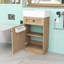 Meuble-lavabo avec lavabo réversible et tablette réglable