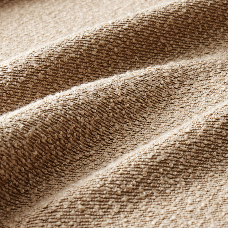 Repose-pieds en polyester, Brun