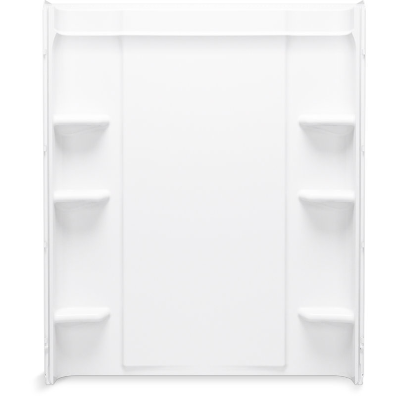 Medley W 34'' D H Vikrell Wall, White, 75.5" H x 60" W x 34" D