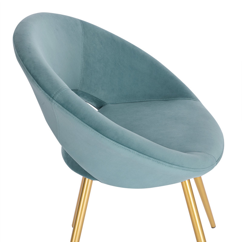 Catoosa Upholstered Dining Chair, Turquoise
