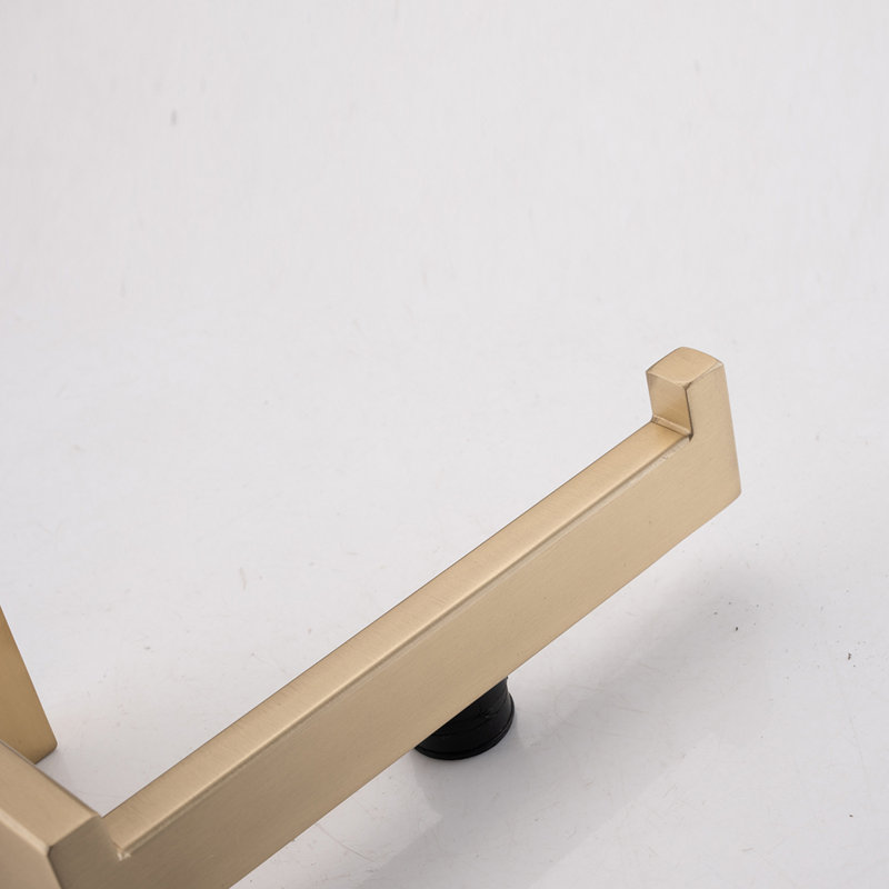 Ensemble de quincaillerie de salle de bain en acier inoxydable 8 pièces avec quincaillerie de fixation, Or brossé
