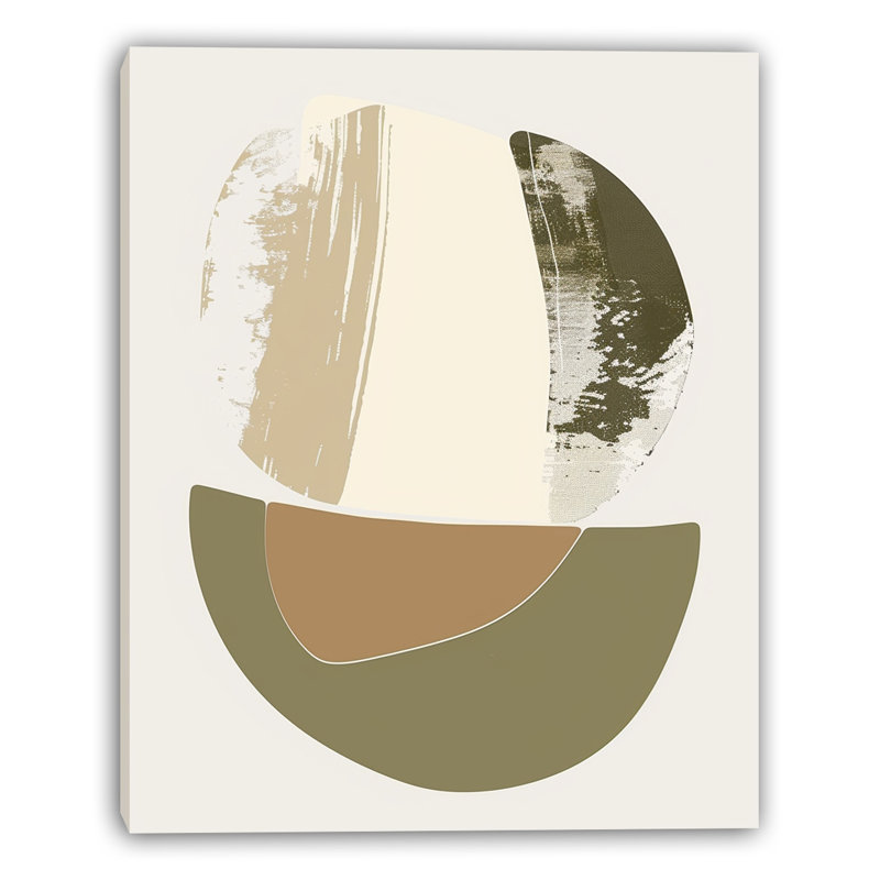 Art mural moderne sur toile abstraite équilibrée, H 36 po x l 24 po x P 1,5 po
