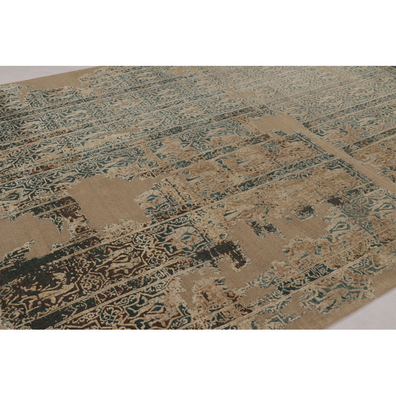 Modern One-of-a-Kind 9'0X12'0 Hand Knotted Area Rug