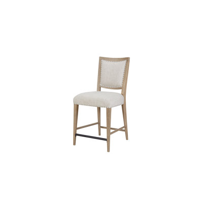 Arca Upholstered Counter Stools with Wooden Frame