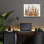 «Fall Brown Bottles A» par Jean Plout, art mural en verre acrylique-2041026671