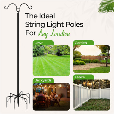 Quartino String Light Pole