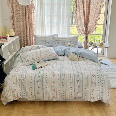 Cute Pattern 100% Cotton Duvet Cover Set