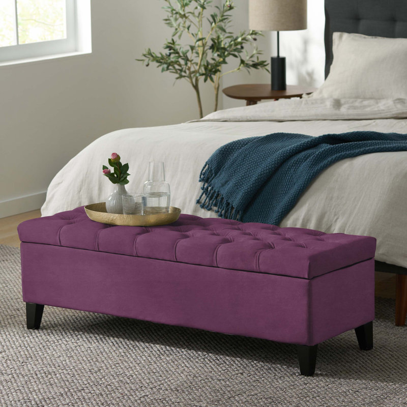 Banc de rangement, Mauve