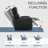 25.2" W Compact Ergonomic Massage Push-Back Recliner-1438641476