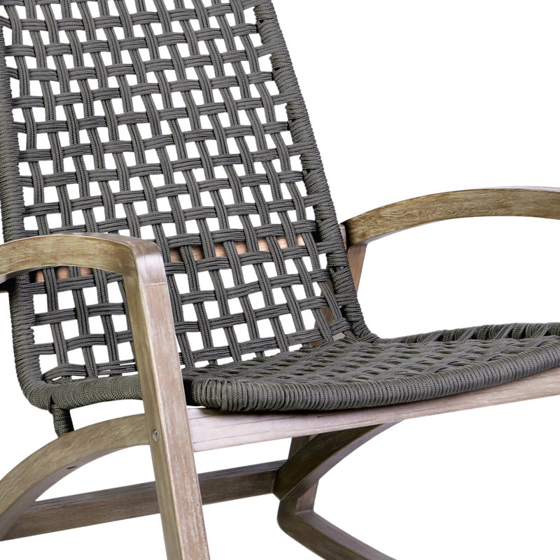 Chaise berçante Amare, Noir