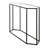 121.9cm Glass Top Console Table-59555919