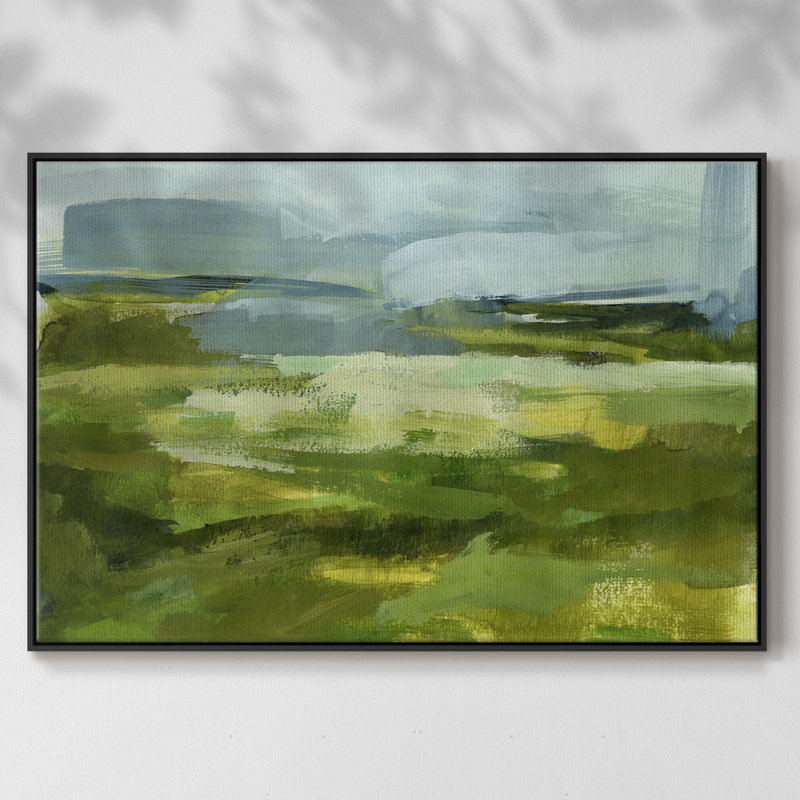 Émeraude vue I, Noir, H 27 po x l 41 po x P 2 po