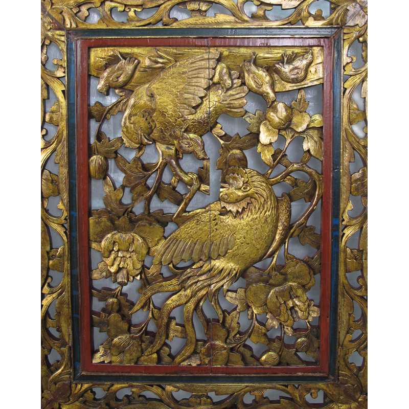 Asian Classic Solid Wood Wall Decor